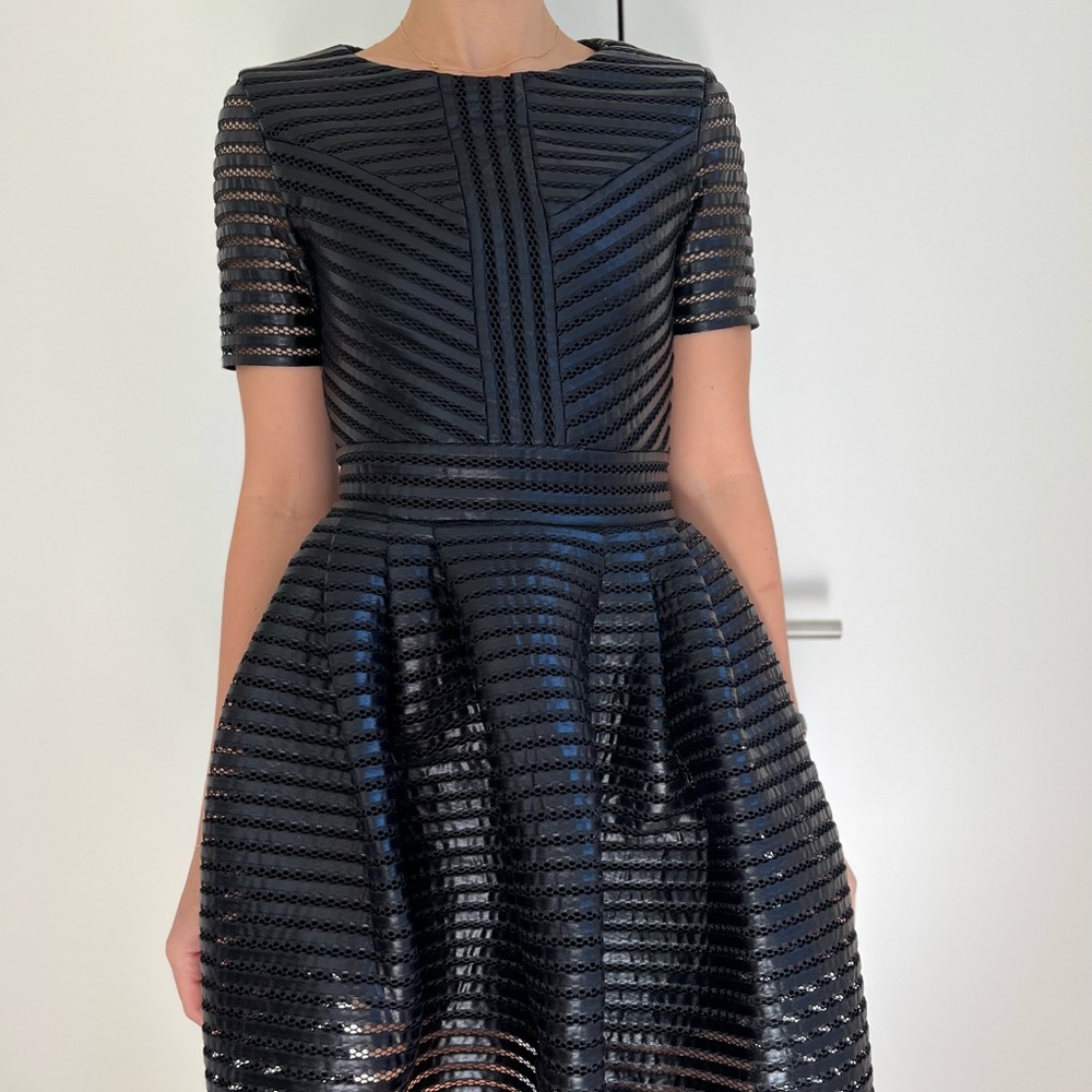 Maje Rock & Roll Princess Vegan Leather dress